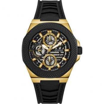 Montre Guess Front-Runner GW0577G2 en silicone noir