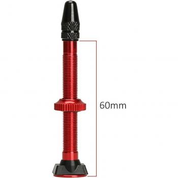 Extensores de Válvula para Bicicleta de Montaña, Aluminio, Núcleo Presta, 1/2 Piezas