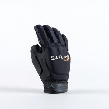 Grays Touch Pro: Gants Hockey Noirs (Gauche) S – Respiration & Imperméabilité Non