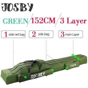 JOSBY Oxford Tuch Angeltasche 2/3 Schichten