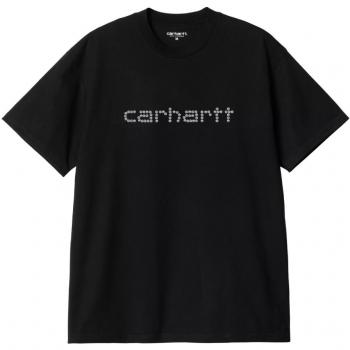 T-shirt Noir Carhartt Wip Rivet Script