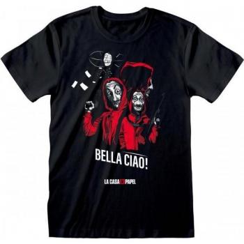 Money Heist Adult Unisex Circle T-Shirt XL Black