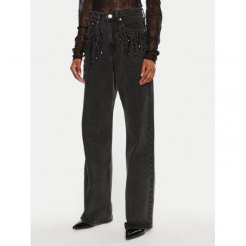 Gestuz Jeans Similina 10909652 Grau Breiter Hosenbund