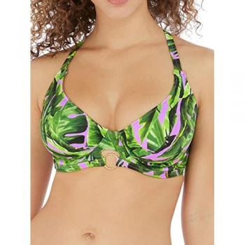 Freya Women’s Green Bandeau Beachwear – Jungle Oasis, 30E