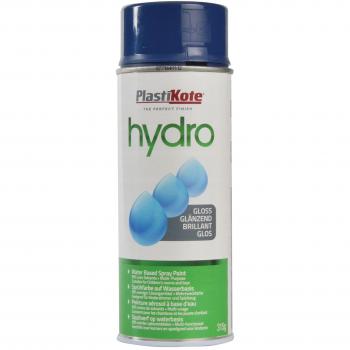Plastikote Dark Blue Hydro Gloss Spray Paint 350 ml