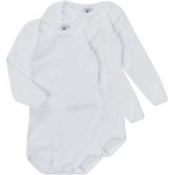 Confezione di 2 body bianchi Petit Bateau per bambini 3-24 mesi