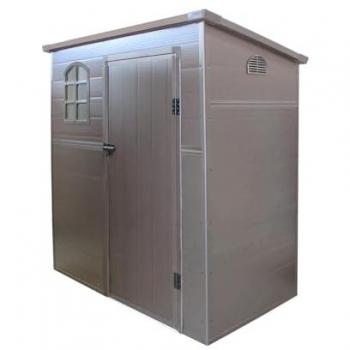 Cassetta da Giardino cm 191x111x194 h Colore Marrone