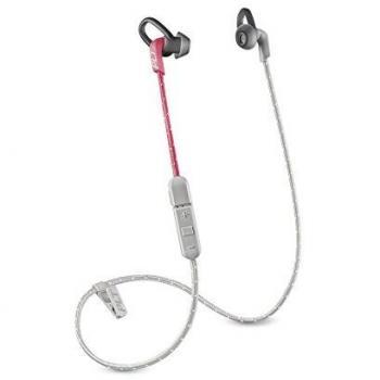 Plantronics BackBeat Fit 305 Sportkopfhörer mit Sportkabel grau/coral
