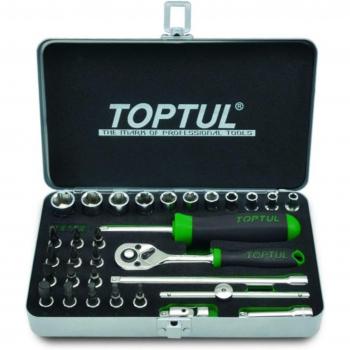 TOPTUL 1/4 Steckschlüsselsatz GCAD3102