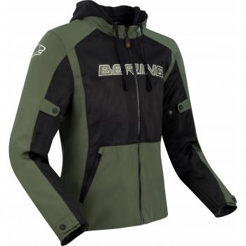 Bering Moto Spirit Giacca Nero‑Kaki