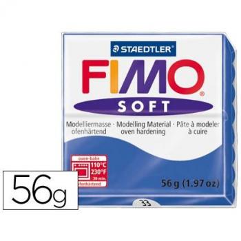 Pâte Fimo Soft 57 g Bleu Intense