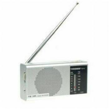 Radio Tiross Compacta a Batería Negra