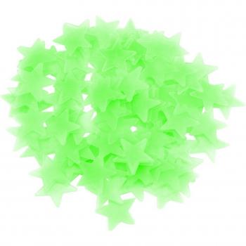 Brillo Nocturno: Pegatinas 3D Estrella – Conjunto de 50