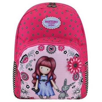 SANTORO GORJUSS Mochila Doble con Tunel Niñas Rosa
