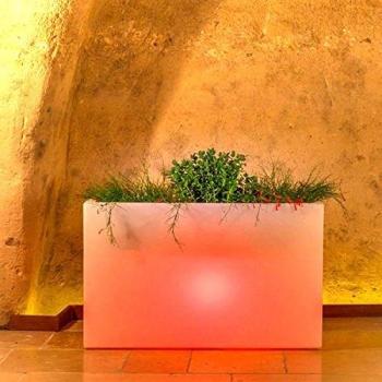 Fioriera Luce Monacis Flowerpot Bright Red 80x35xH50 cm