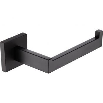 Accessoire de salle de bains et cuisine, porte‑papier, barre à vêtements, inox noir