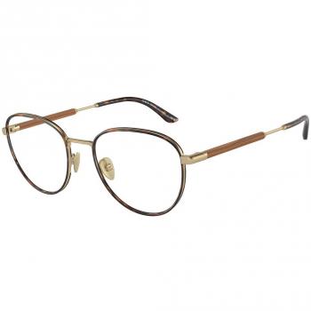 Giorgio Armani Men's 50mm Gold Eyeglasses with Blue Light Block