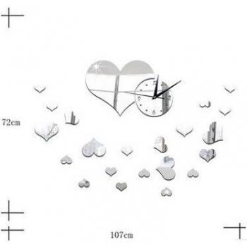 Reloj de pared 3D Love Clock con dibujos animados