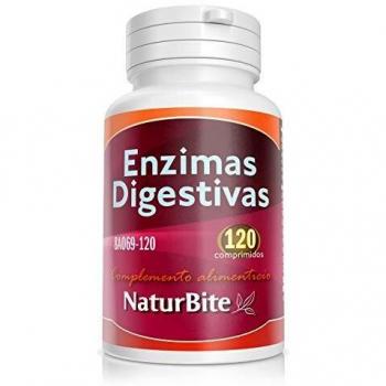 Enzimas Digestivas NaturBite, 60, 120 y 250 comprimidos