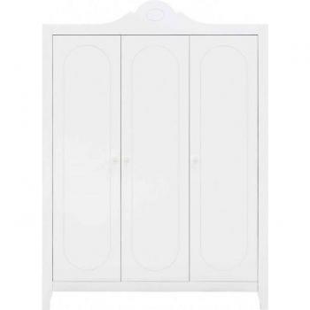 Bopita 3-deurs kast Evi wit