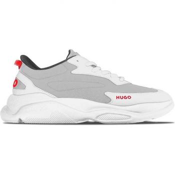 Calzature Uomo Hugo Leon Tenn Bianco Grigio Rosso 39