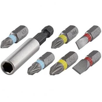 Wolfcraft Juego de puntas Solid 7 pzas. SL, PH, PZ