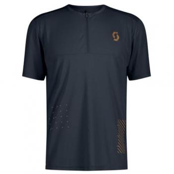 Scott Trail Vertic Zip Radtrikot Herren dunkelblau 2025
