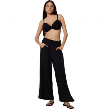 Pantalón Largo Fluido con Abertura Lateral Ysabel Mora