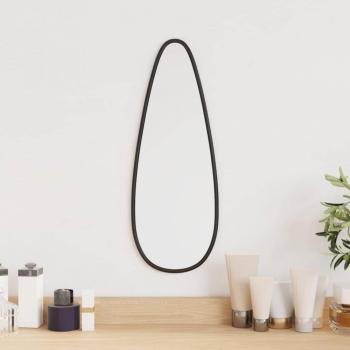 Specchio da Parete Nero 40x15 cm “Classico Chic”