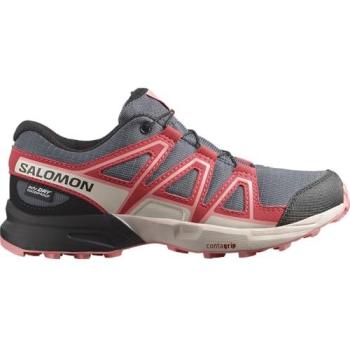 Salomon Speedcross Clima – Kinder Schuhe, dunkelgrau/rot, Größe 34