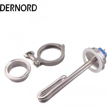 Dernord 2-Teilige Klemmenheizung, OD64mm, 120V, Heizleistung 1500W/1650W, Material: SUS304, mit Abdeckung