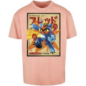 Big Hero 6 Fred Zeitungs-T-Shirt F4NT4STIC Gr. M, gelb (amber) Herren Premium Qualität