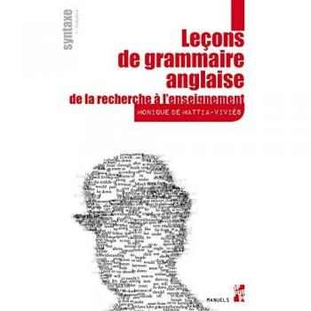 Leçons de grammaire anglaise : de la recherche à l'enseignement. Syntaxe