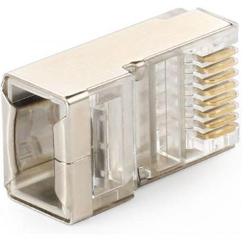 Conector Ethernet Mod. 8P8C Apantallado – Caja de 100 unidades
