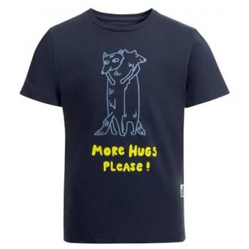 Jack Wolfskin Kids' T-Shirt More Hugs T – 164 cm – blau