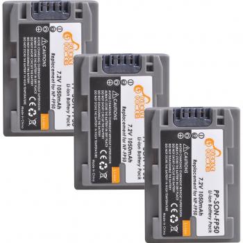 Batería de repuesto NP-FP50 para Sony DVD103