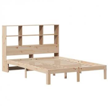 Cama Rústica Pino Montable 135x190