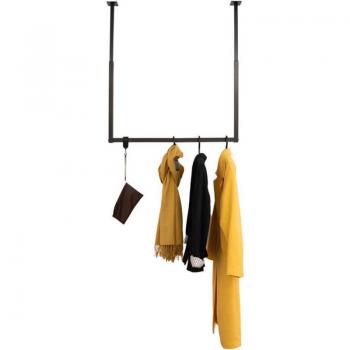 Home Deluxe Appendiabiti in Metallo Sway Nero