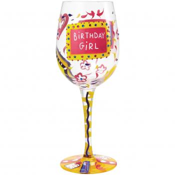 Lolita Birthday Girl Wine Glass