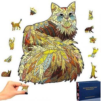 3D Gatto Dorato Puzzle