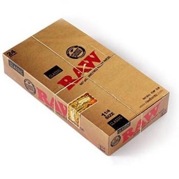 Natural 1¼” Unbleached Short Papers – 24 Sheet Box