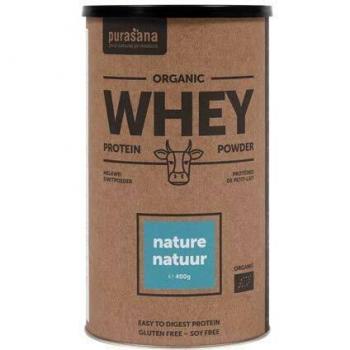 Purasana Whey Protein Orgánico Sabor Natural 400g