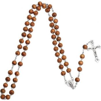 Men's Round Bead Catholic Rosary