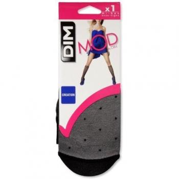 Dim Mini Medias de Fantasía Plumetis, Talla 35/41, Negro