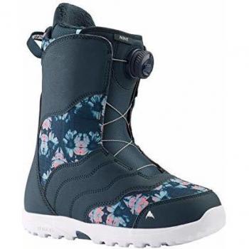 Mujeres Burton Mint Boa Botas de Snowboard 8.5 Midnight Blue/Multi