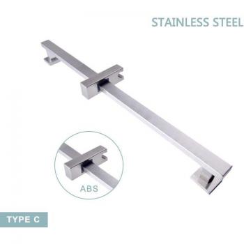 SUS304 Stainless Steel Handheld Shower Slide Bar with Hose