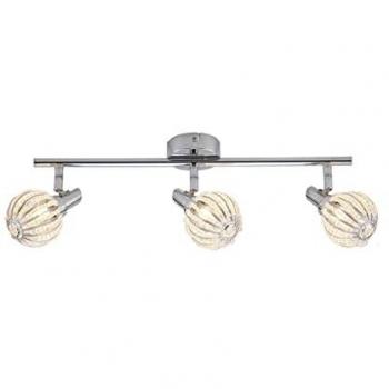 Lopez Plafoniera Sospensione Classica 3 Barre Luminose G9 Italux
