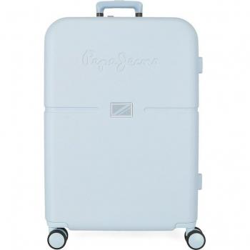 Maleta Azul Rígida de Pepe Jeans 48x70x28 cm