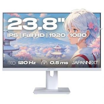 Moniteur Bureautique JAPANNEXT 23,8 IPS FHD 120 Hz Pastel Blanc