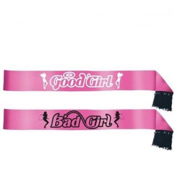 Écharpe festive double face Amscan Good Girl / Bad Girl